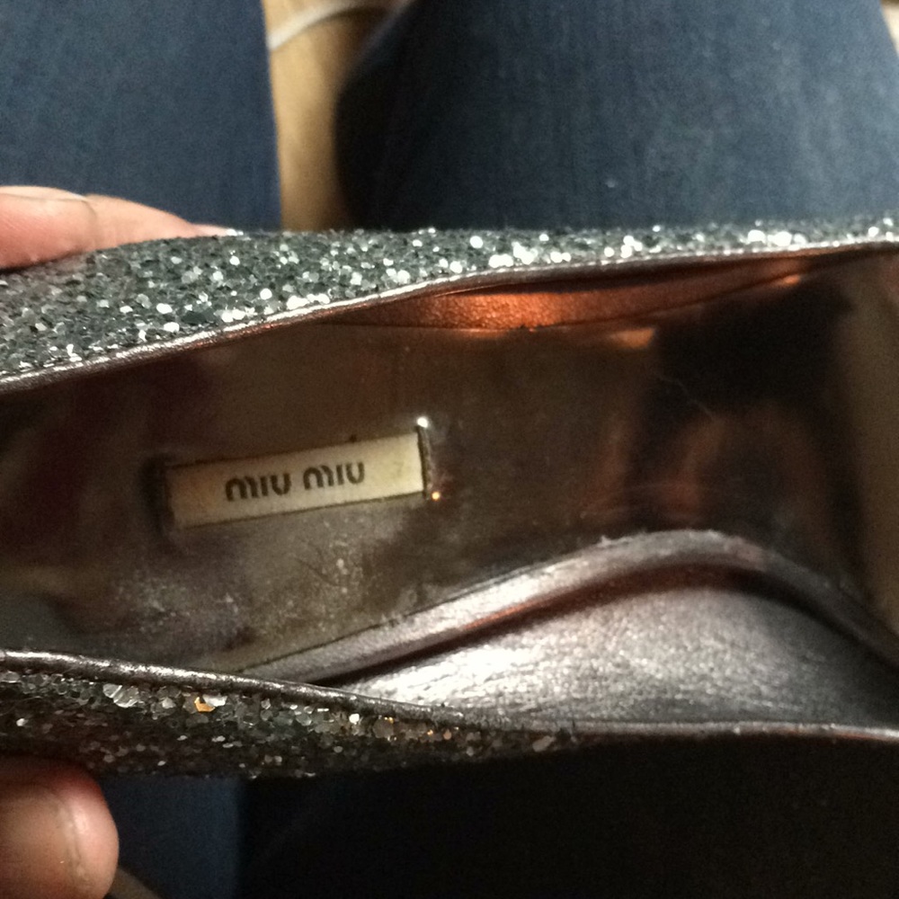 Miu Miu Heels Size 37 7 Excellent Condition - image 2